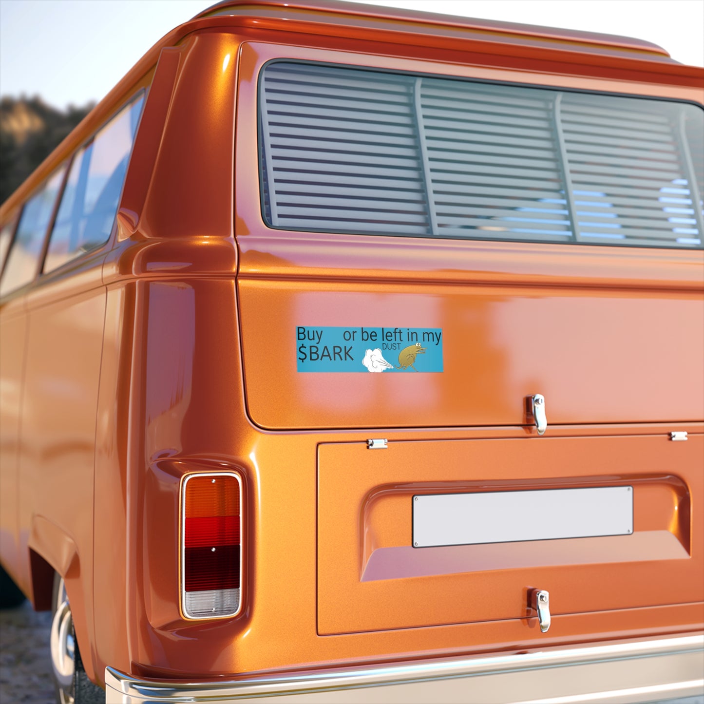 Custom bumper sticker